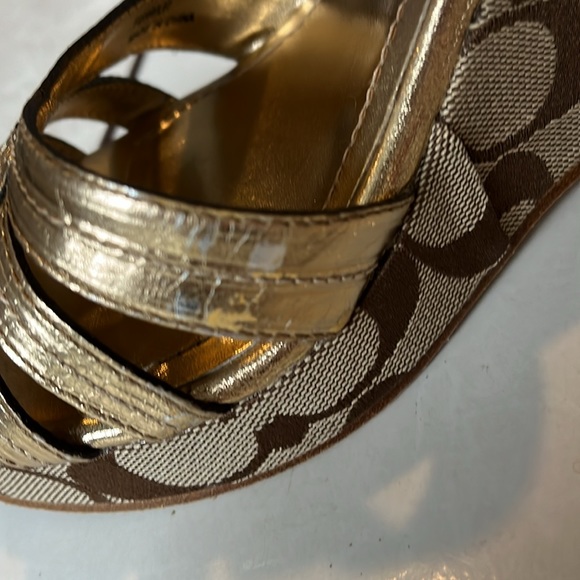 Coach Katherine Metallic wedge - Picture 6 of 7